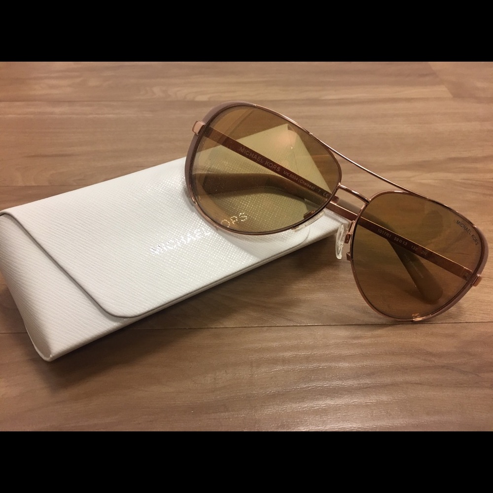 Michael Kors Rose Gold Sunglasses